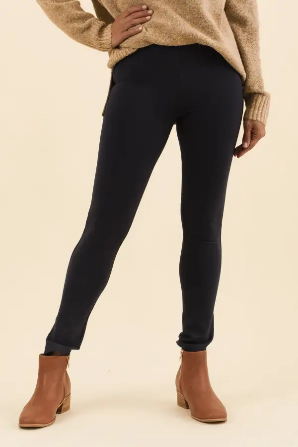 Elastic Waist Tapered Ankle Length Pants