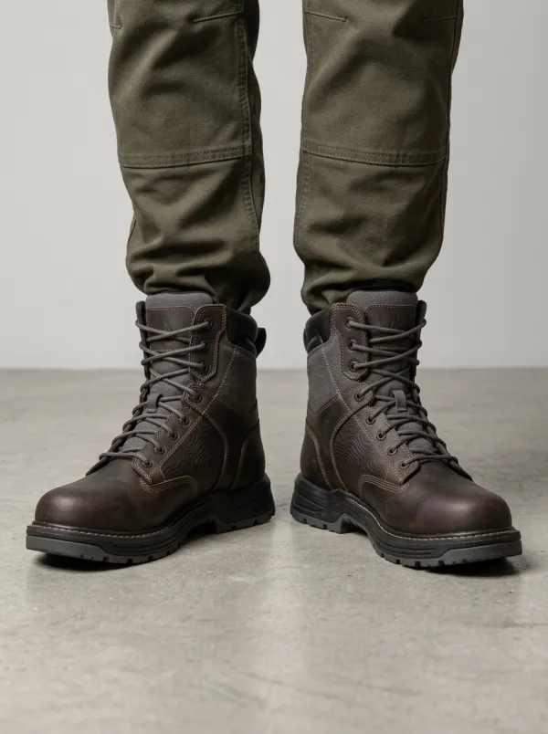 Men's Explorer Topographic Pattern Work Boots