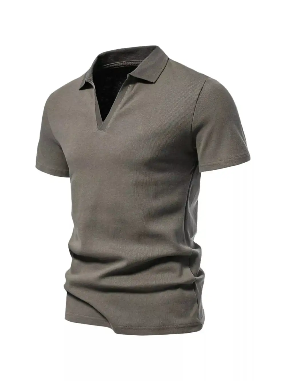 Notched-Collar Polo Shirt