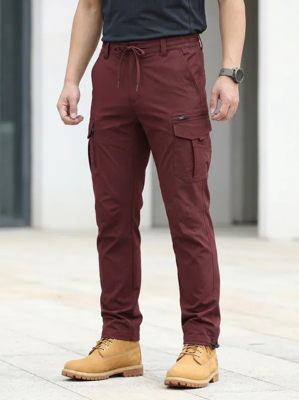 Men's Multi-Pocket Quick-Dry Hiking Zip-Pocket Cargo Pants