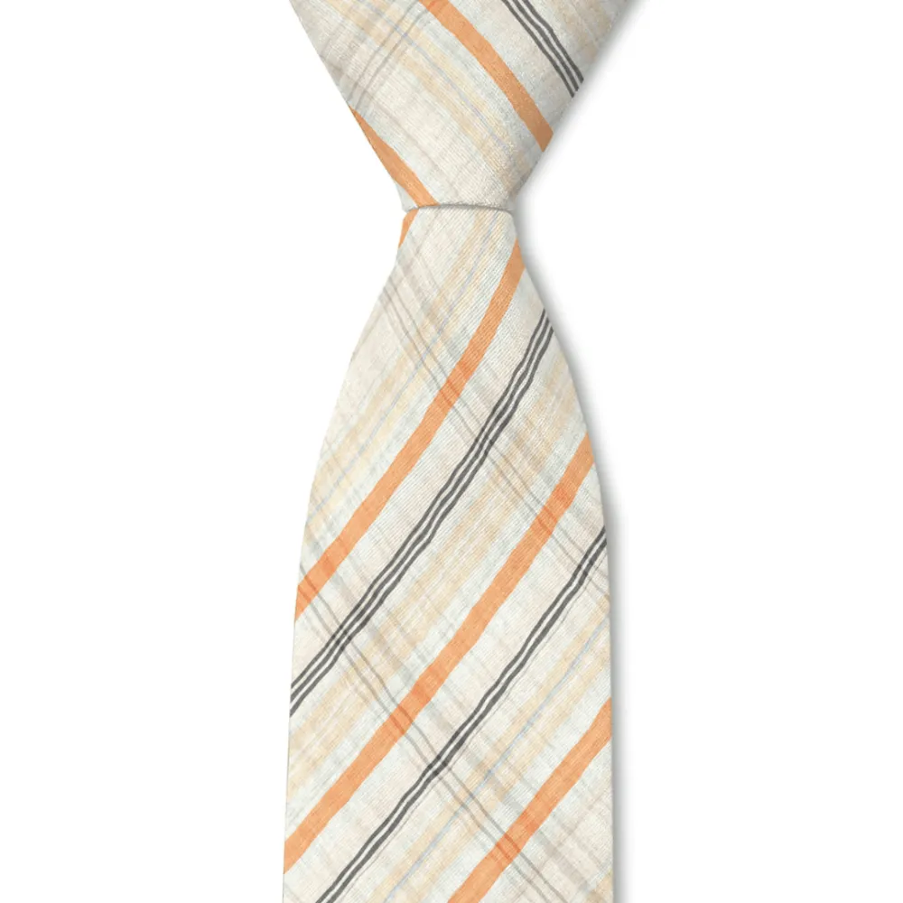 Dapper Striped Pattern Necktie