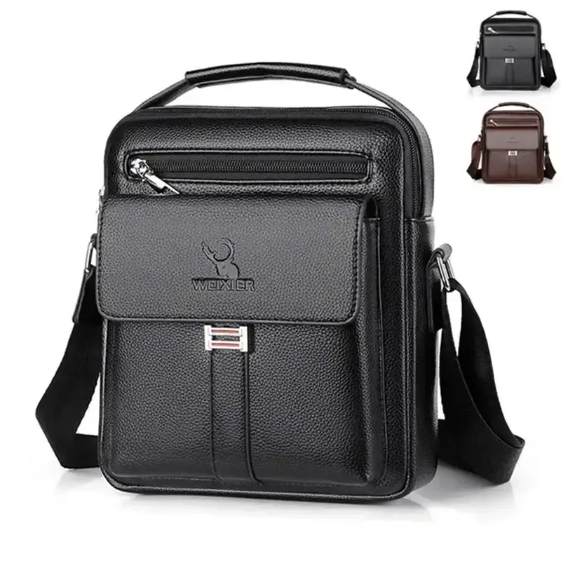 Roomy Zip-Top Crossbody Bag