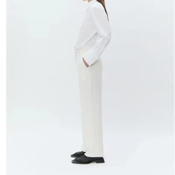 Modern Straight-Leg Cropped Women's Trousers