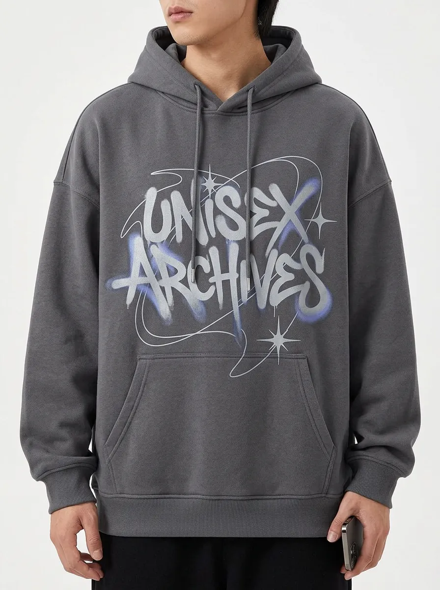Unisex Streetwear Unisex Archives Graffiti Star Hoodie