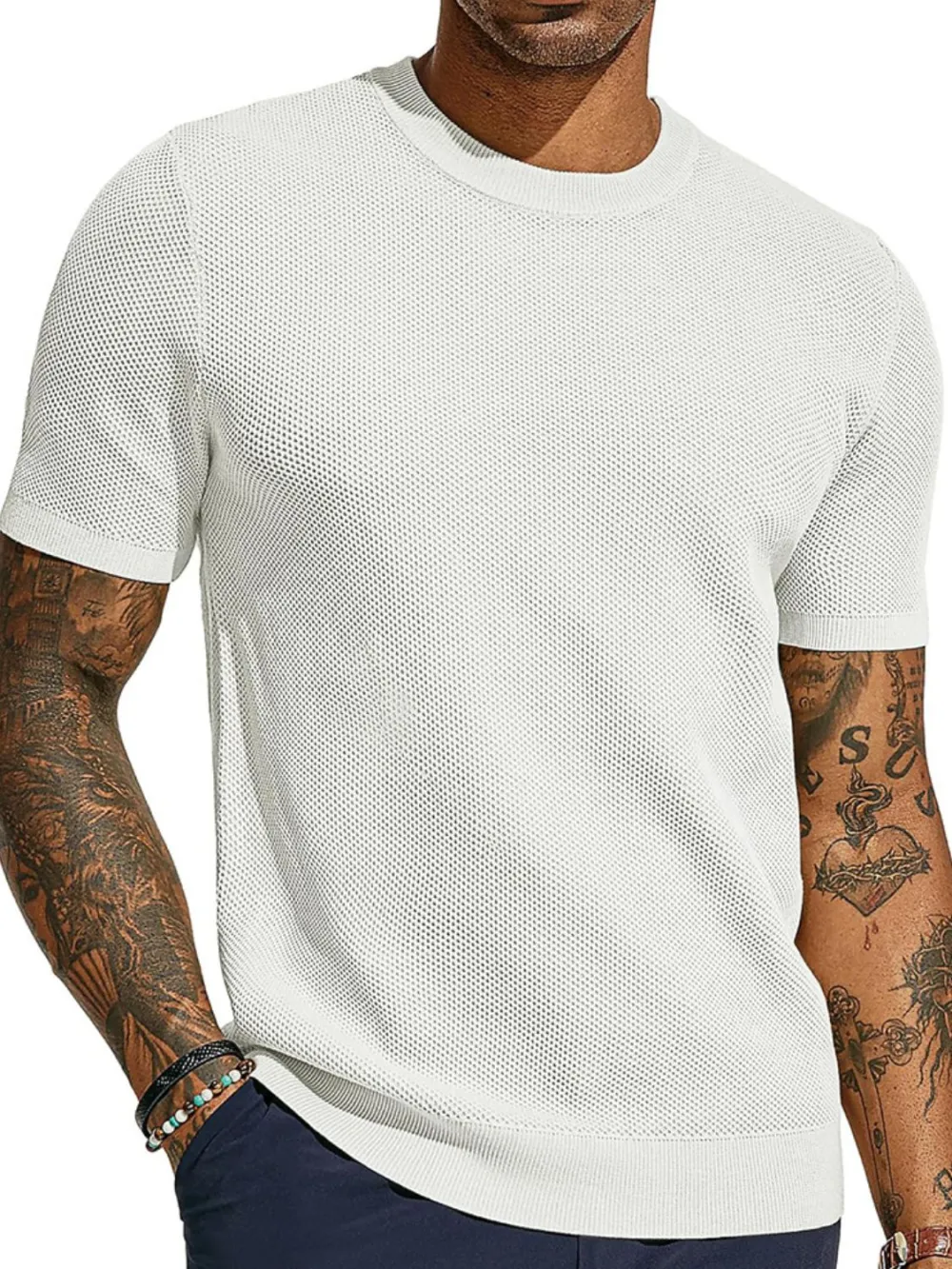Round Neck Short Sleeve T-Shirt