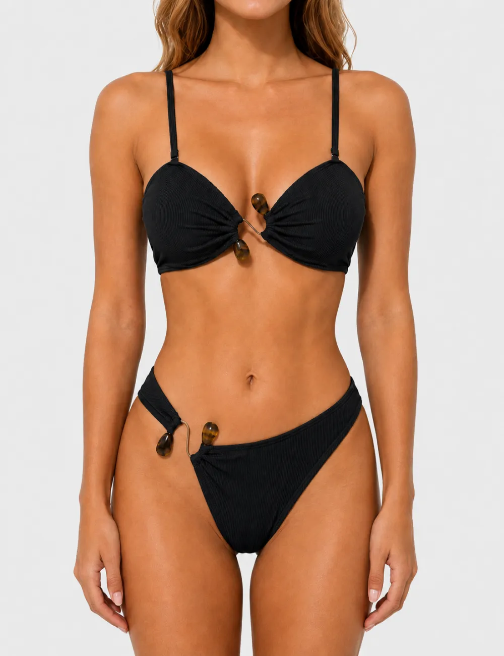 Z Clip with Natural Stone Inspired Bikini Set