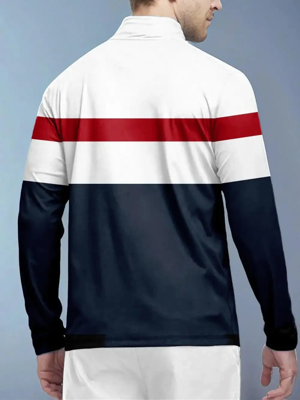 Versatile Midweight Long Sleeve Pullover Golf Shirt