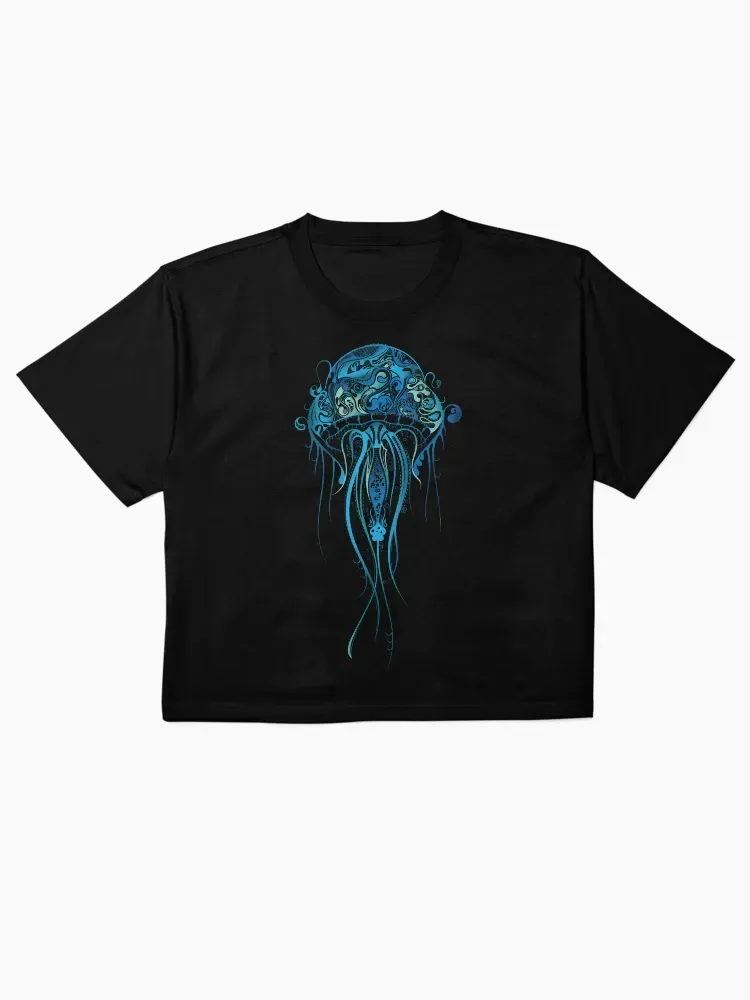 Jellyfish Printed Pure Cotton Women'S Top
