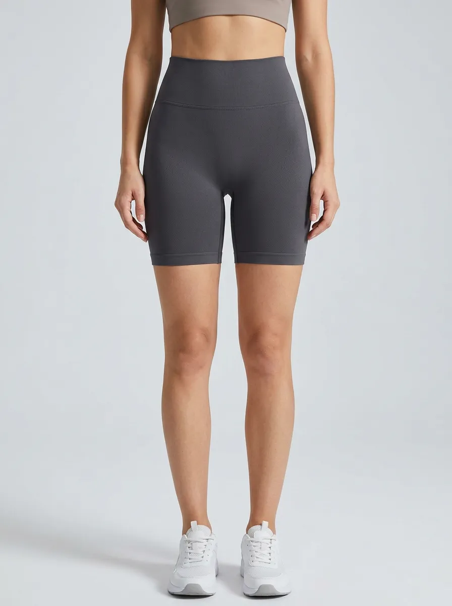 Women's Seamless Streamlined High-Rise Biker Shorts