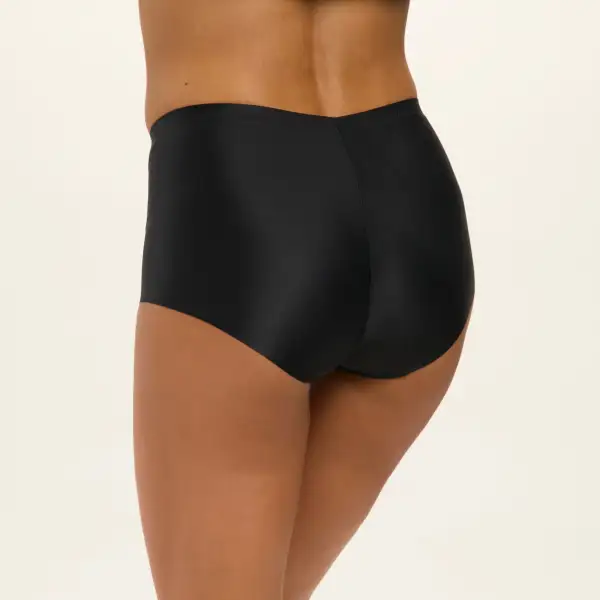 Women's High Cut High Waist Seamless Laser Cut Cotton Supportive Fit Shaping Panty