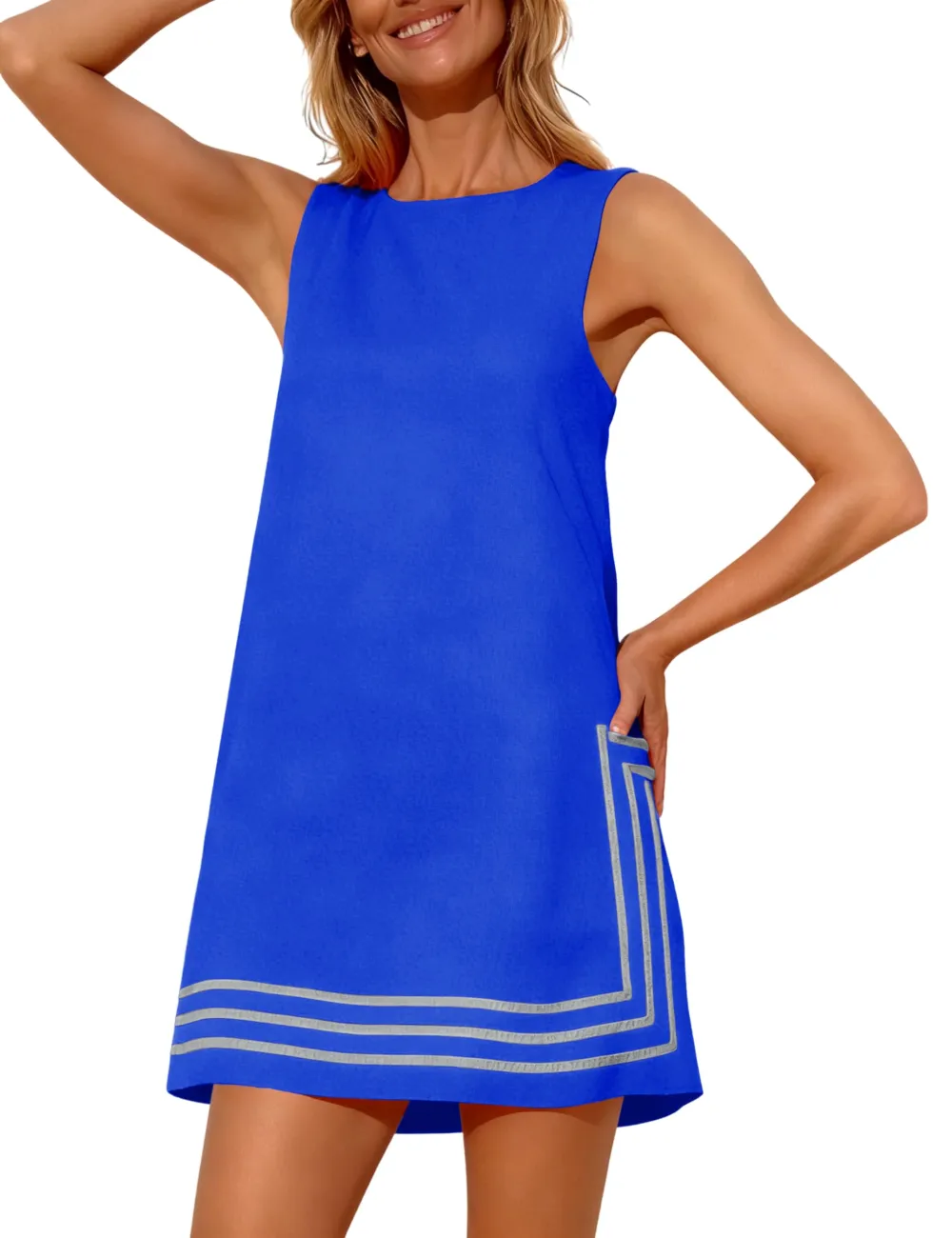 Summer Boho A-Line Mini Dress