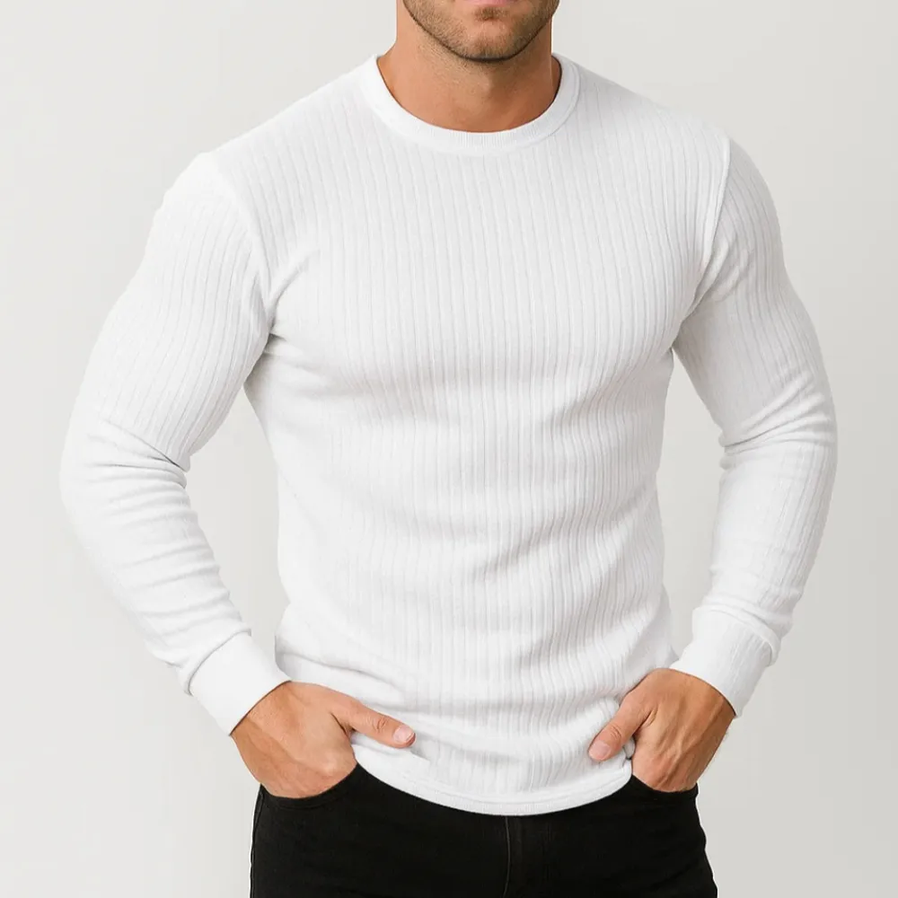 Knit Breathable Long Sleeve T-Shirt