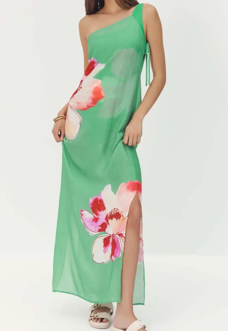 One Shoulder Beach Cover Up