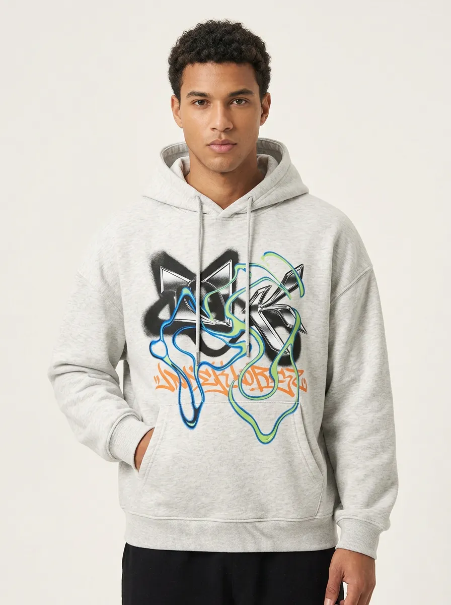 Unisex Graffiti Abstract Art Streetwear Hoodie