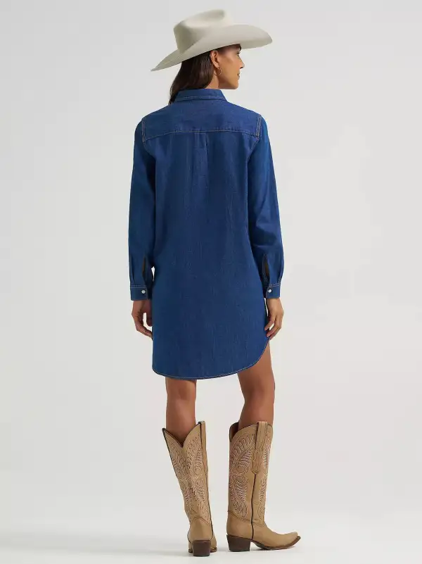 Women's Western Denim Casual Dress