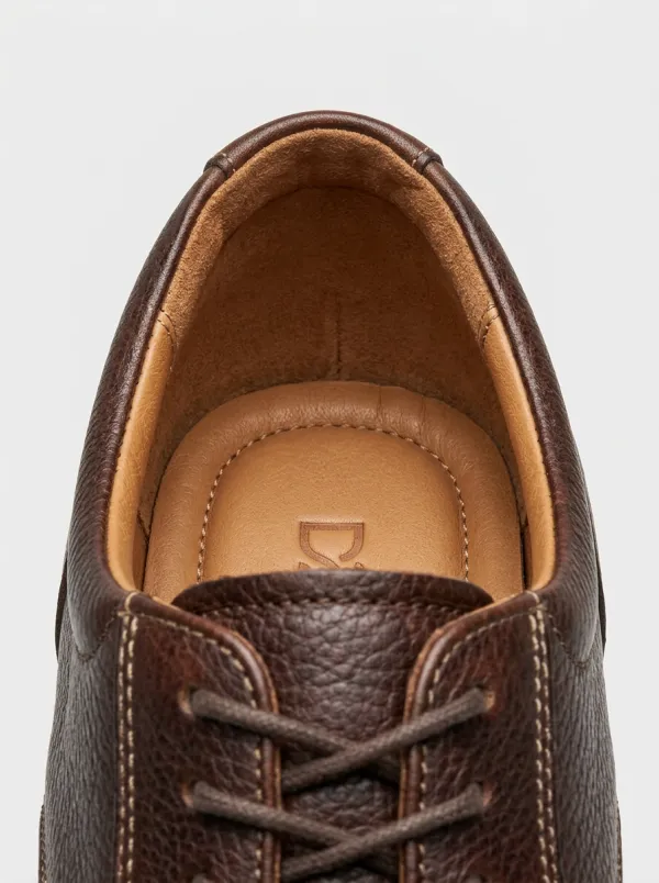 Men's Classic Pebble-Grain Derby Dress Shoes