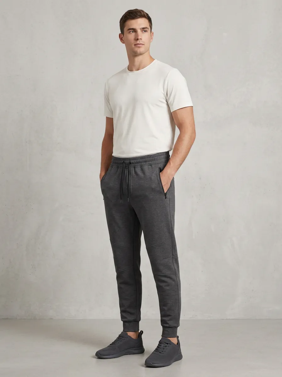 Unisex Athletic Clean Cut Joggers