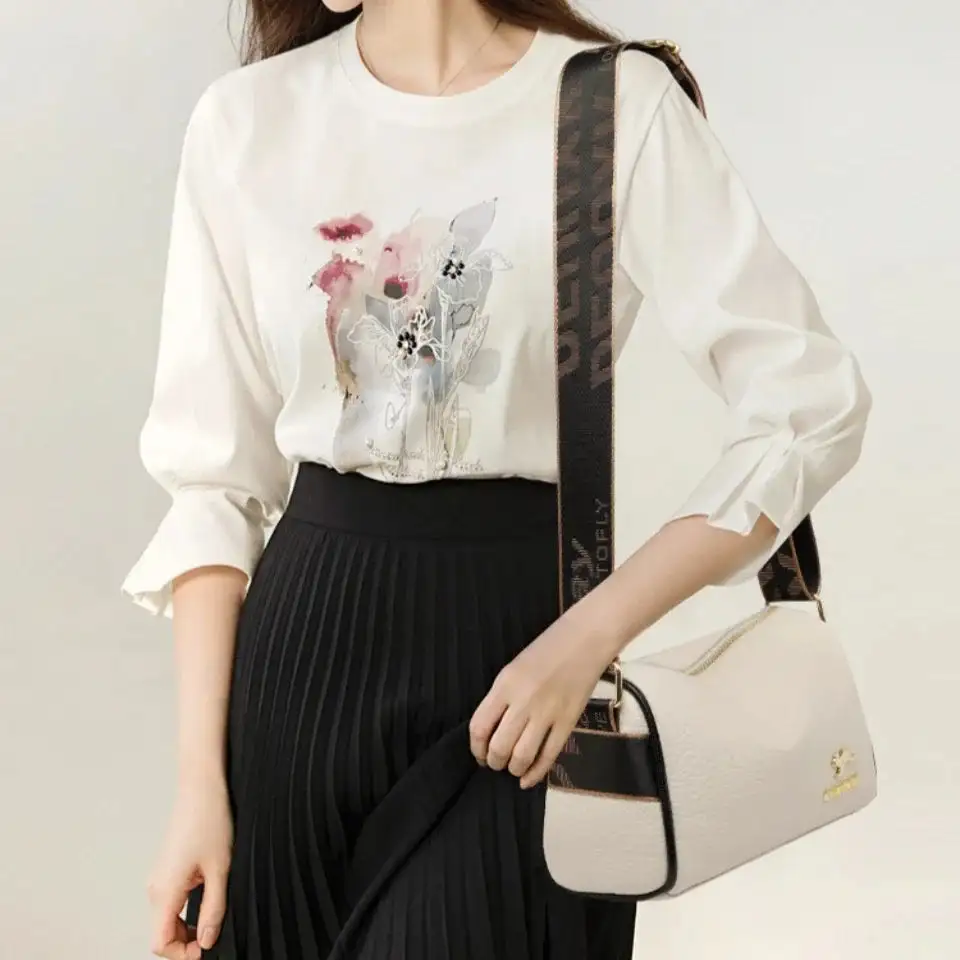 Versatile Structured Soft Crossbody Bag