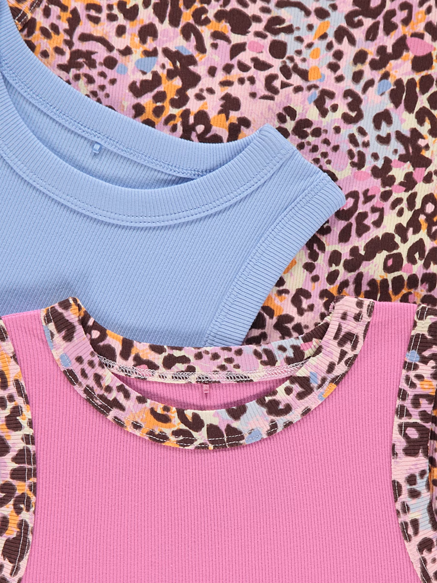 Leopard Print Vest 3 Pack detail 1