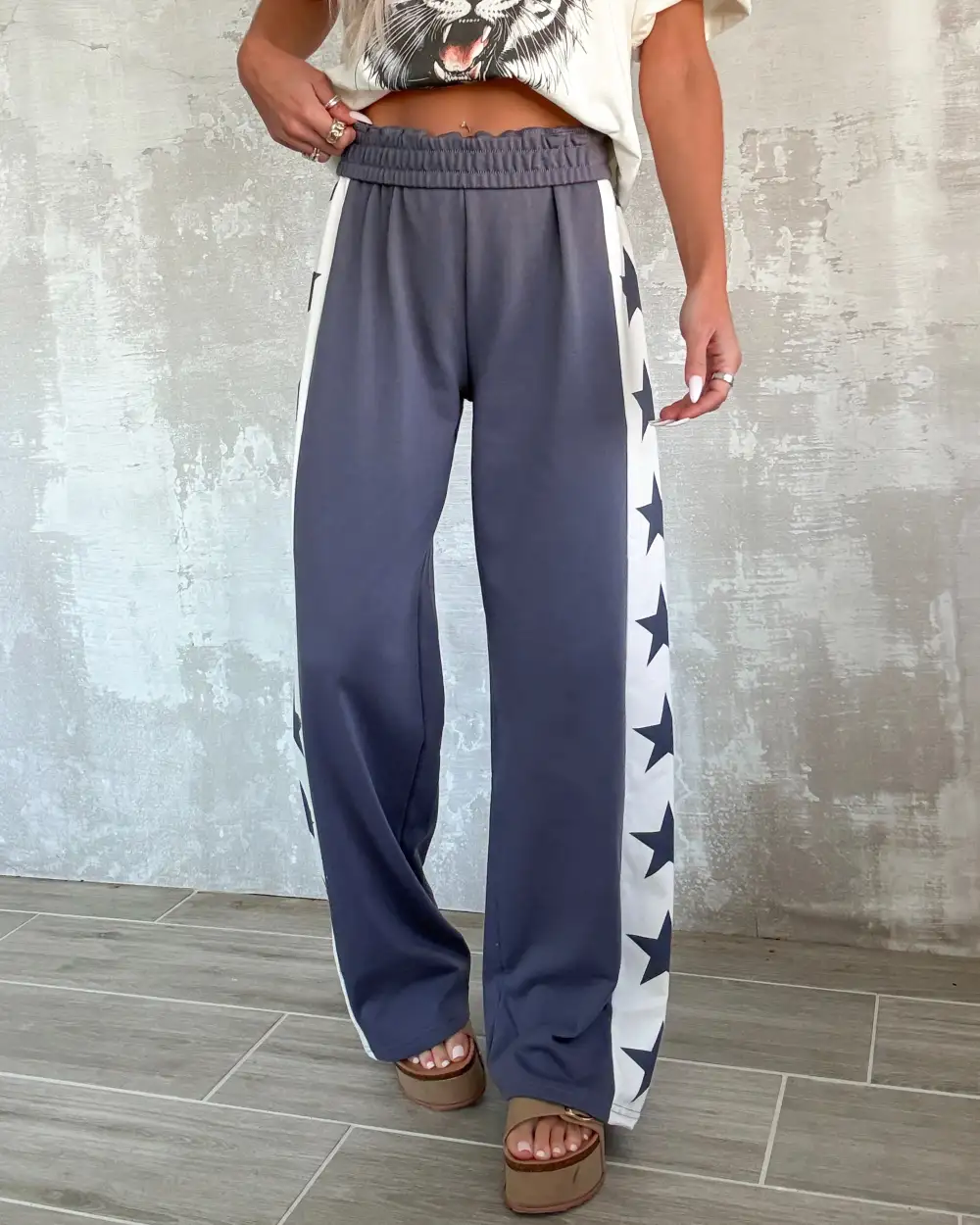 Modern Classic Striped Sweatpants