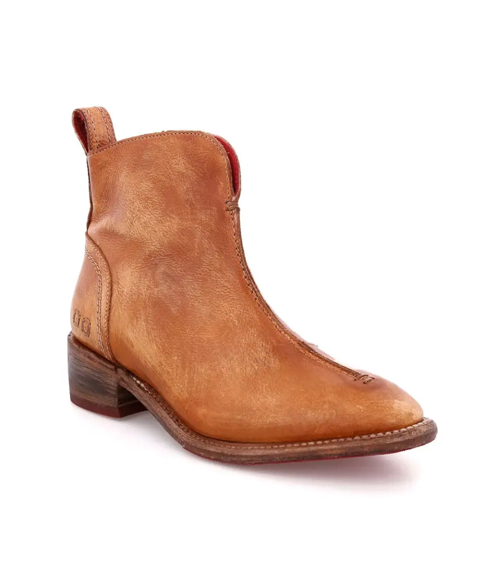 Pull-Tab Refined Ankle Boots