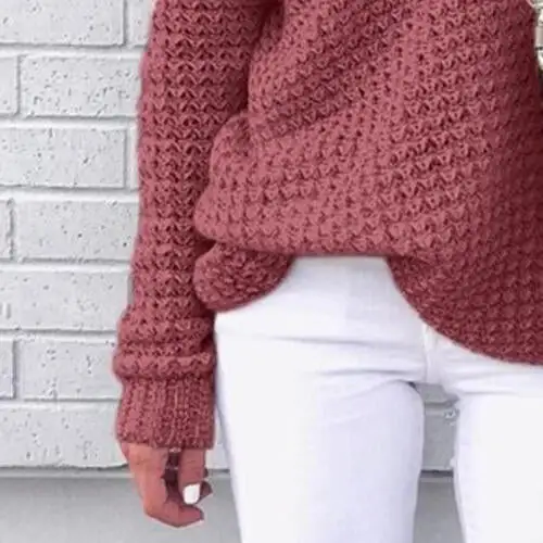Off Shoulder Openwork Sweater