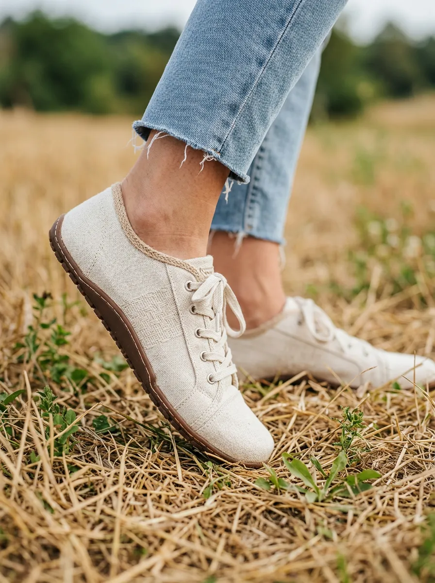 Clean-Look Textured Graphic Fit Unisex Barefoot Shoes