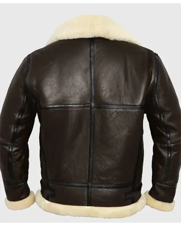Classic Aviator Shearling Leather Jacket