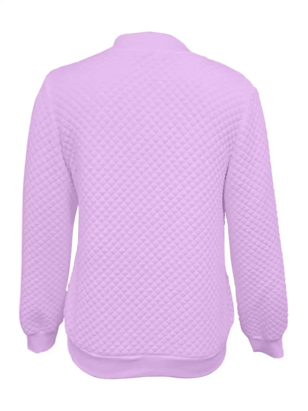 Textured Zip-Up Long Sleeve Jacket