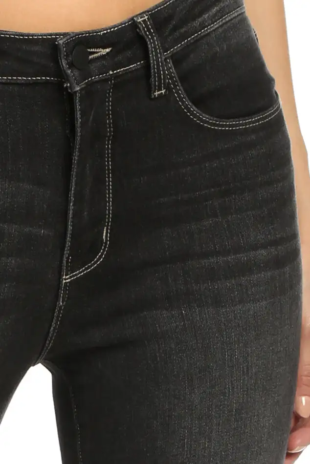 Everyday Cotton Denim Cropped Jeans