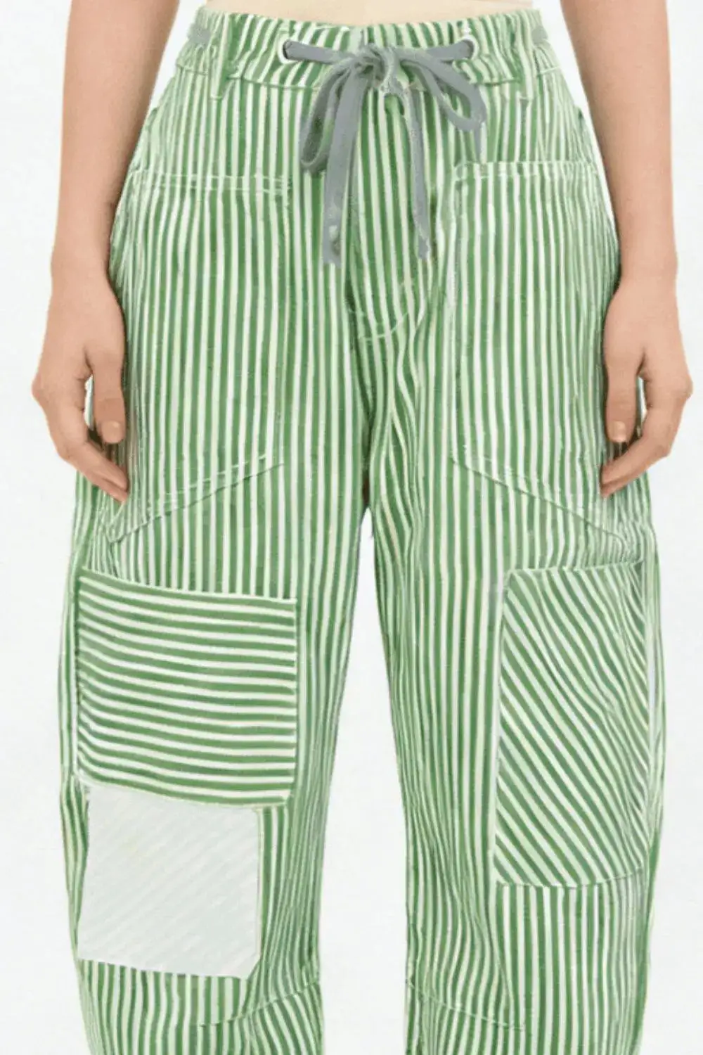 Chic Striped Wide Leg Pants