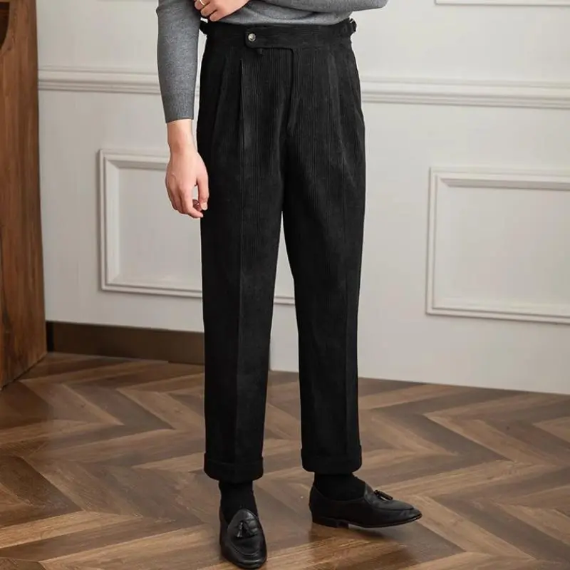 Corduroy Straight Pants