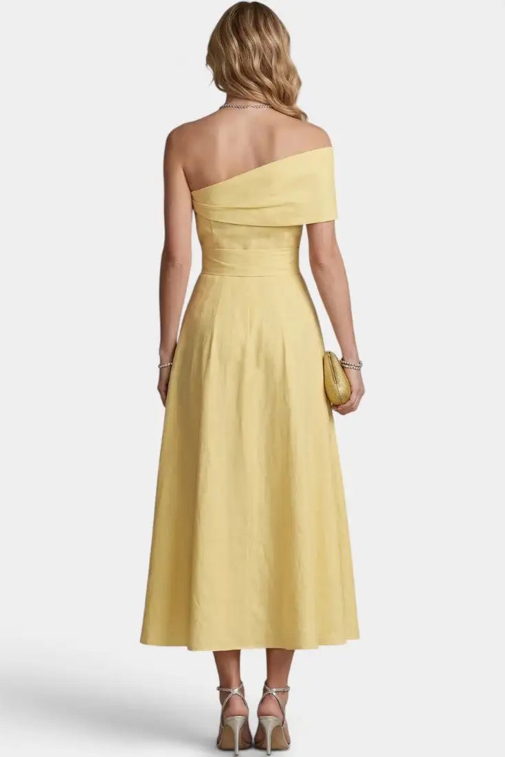 Asymmetric Maxi Dress