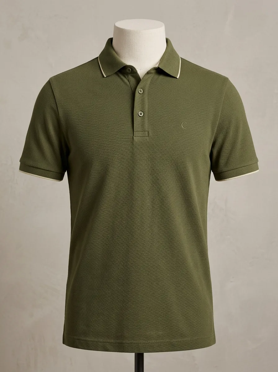 Refined Field-Style Men's Polo Shirt