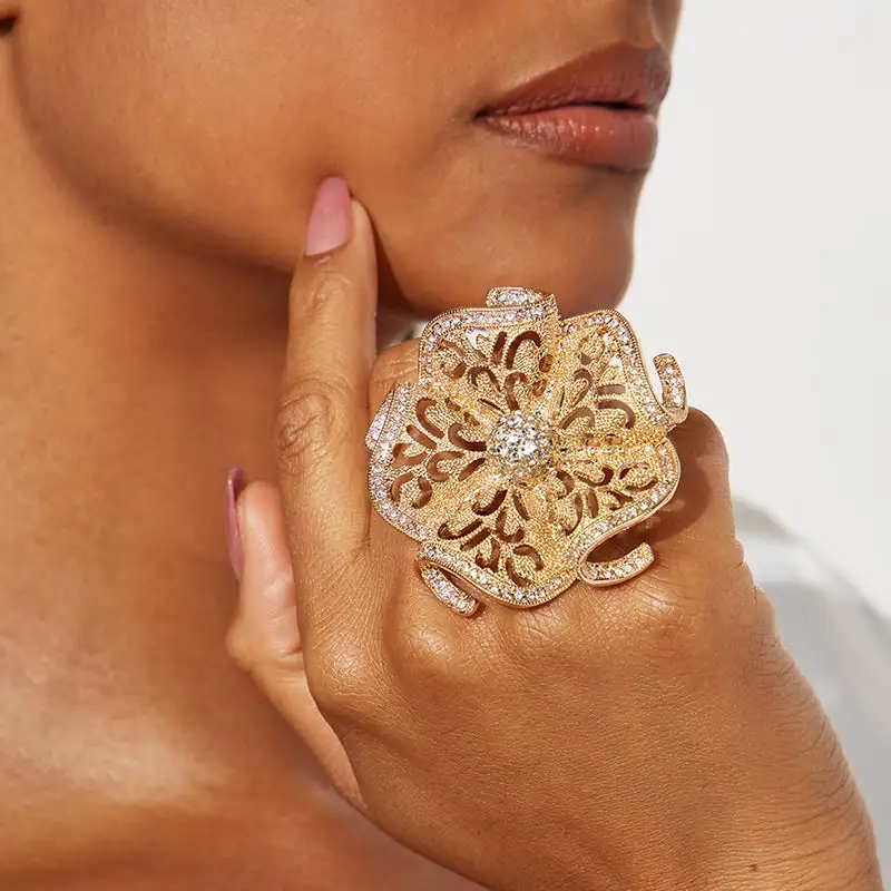 Adjustable Statement Ring