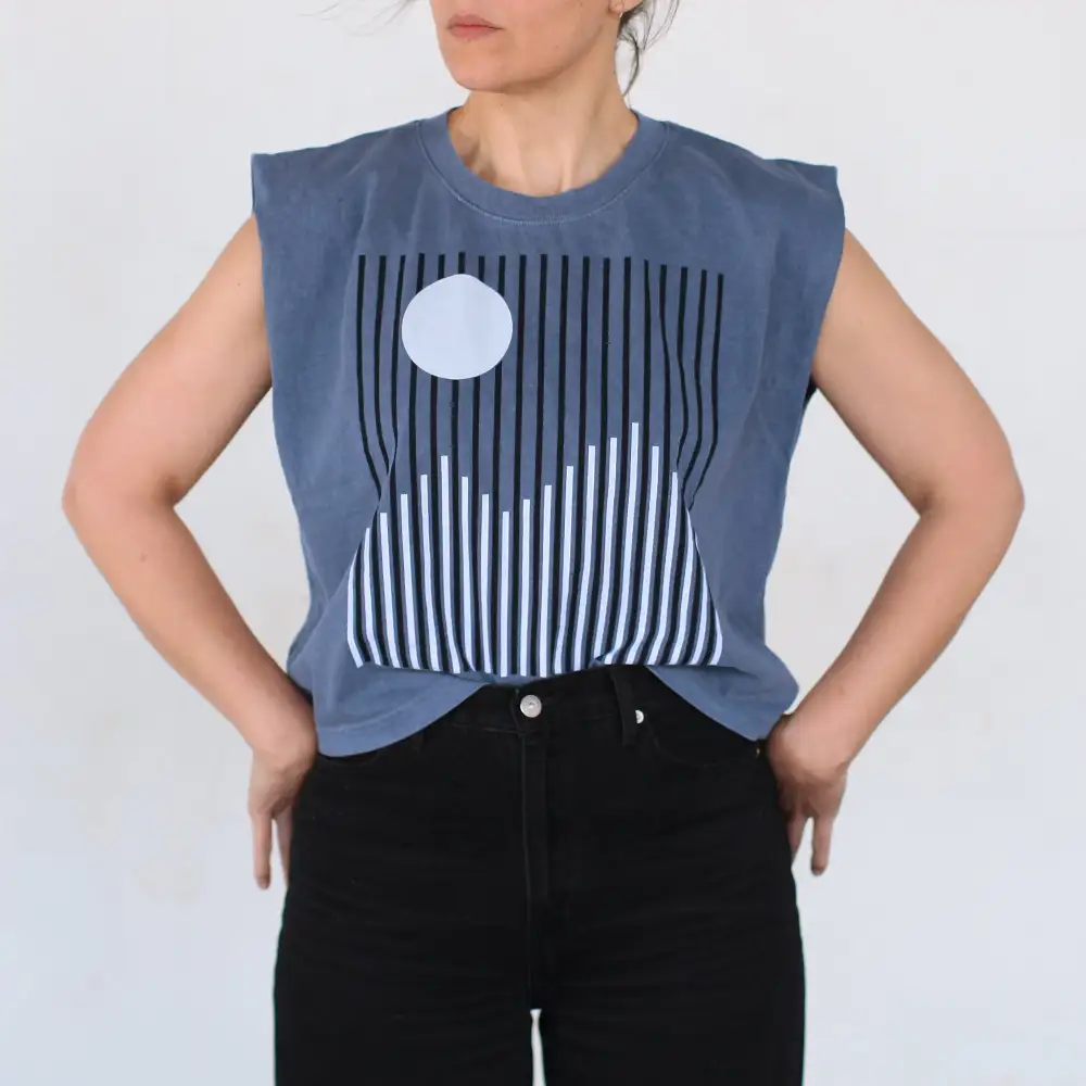 Alpine Mountain Cotton Crop Tank
