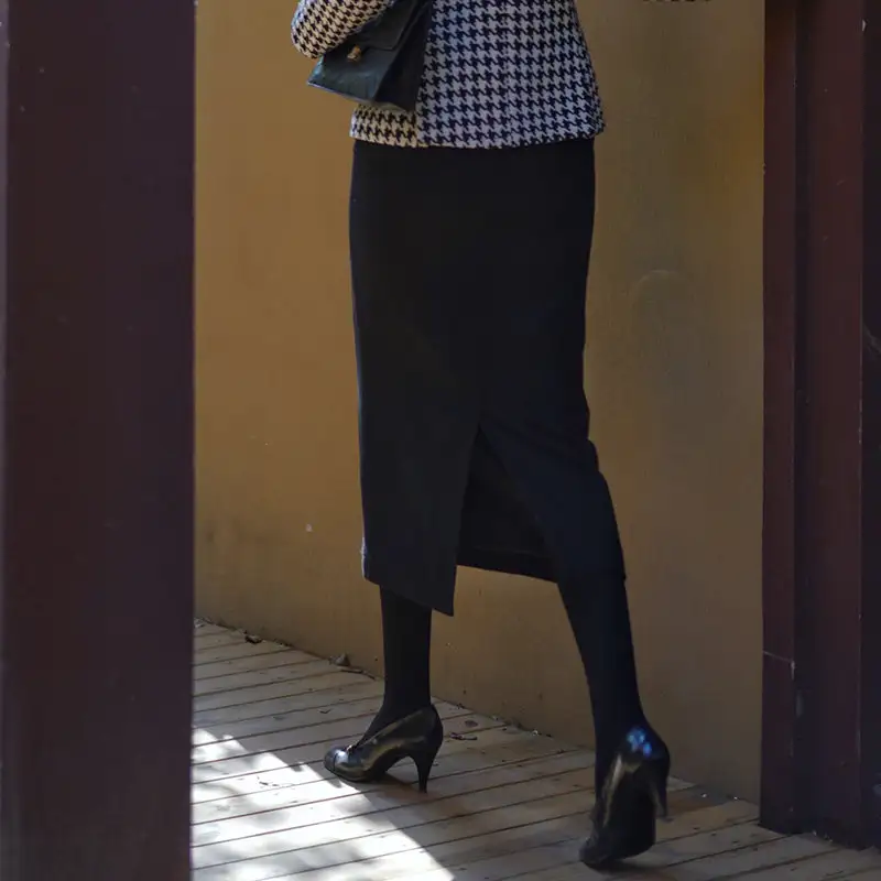 Minimal Relaxed Everyday Casual Polyester Skirt