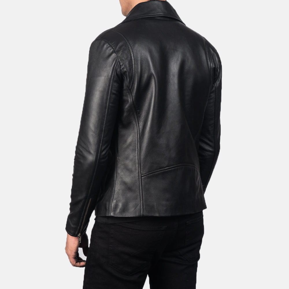 Men's Refined Biker Leather Jacket