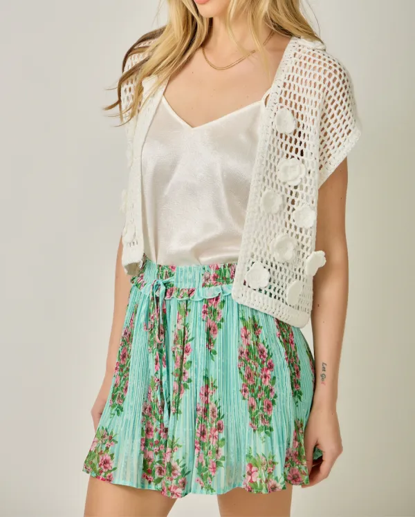 Floral Crochet Cardigan