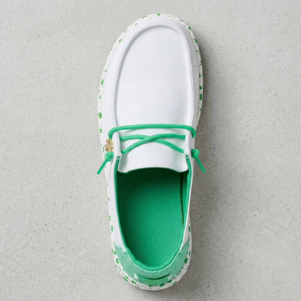 Wendy Shamrock Charm Textile Shoe