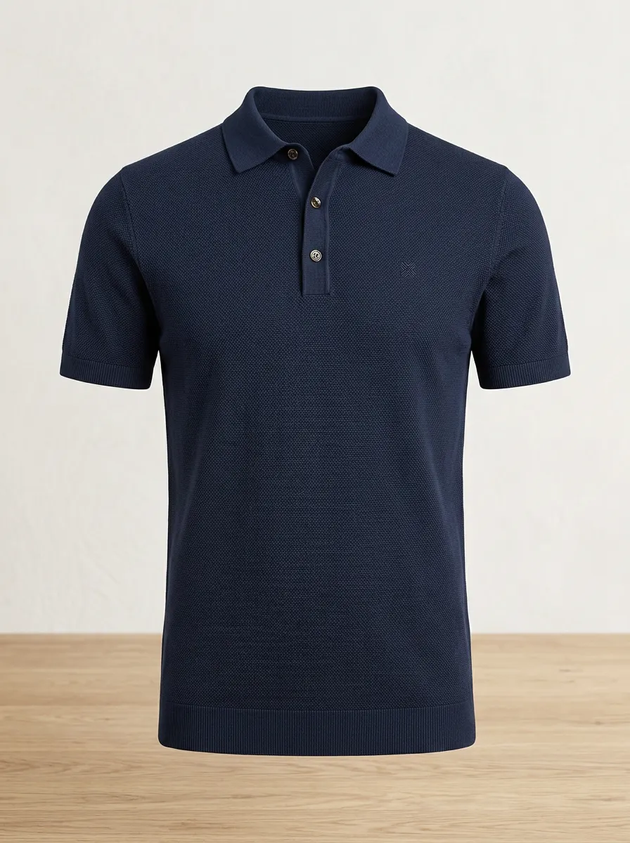 Refined Practical Men's Polo Shirt
