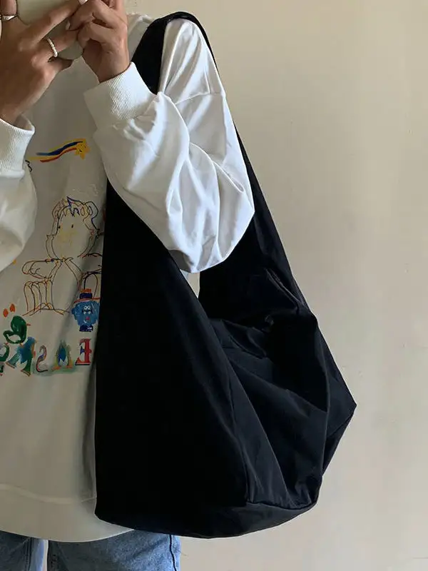 Punk Nylon Shoulder Bag