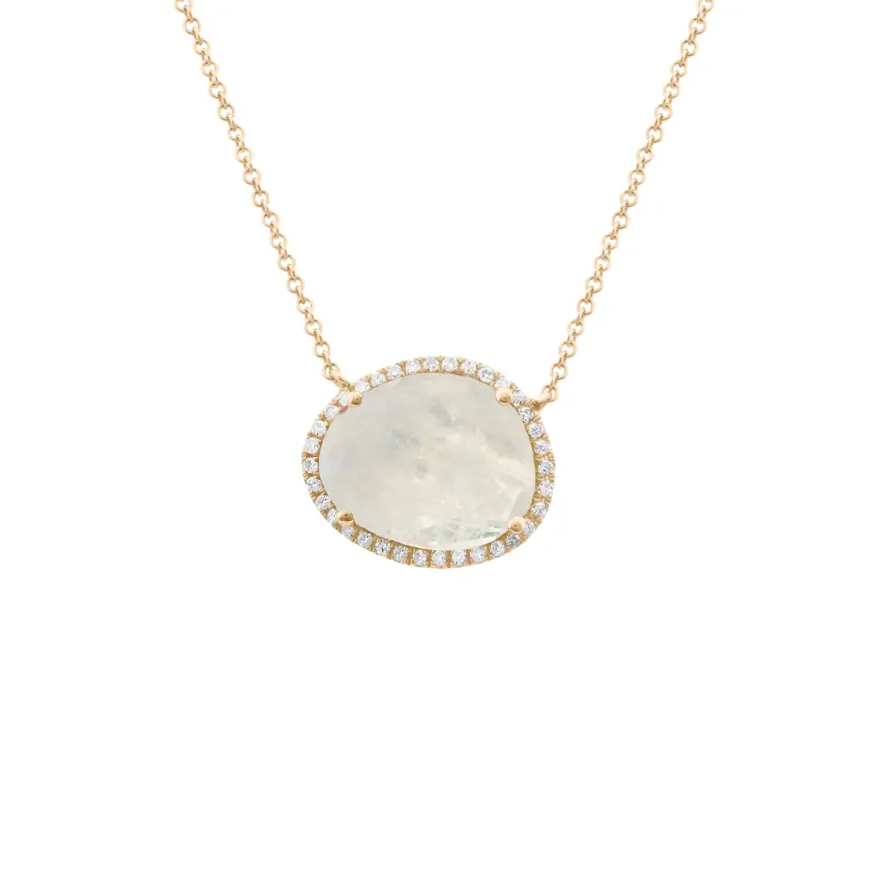 Moon Diamond Necklace
