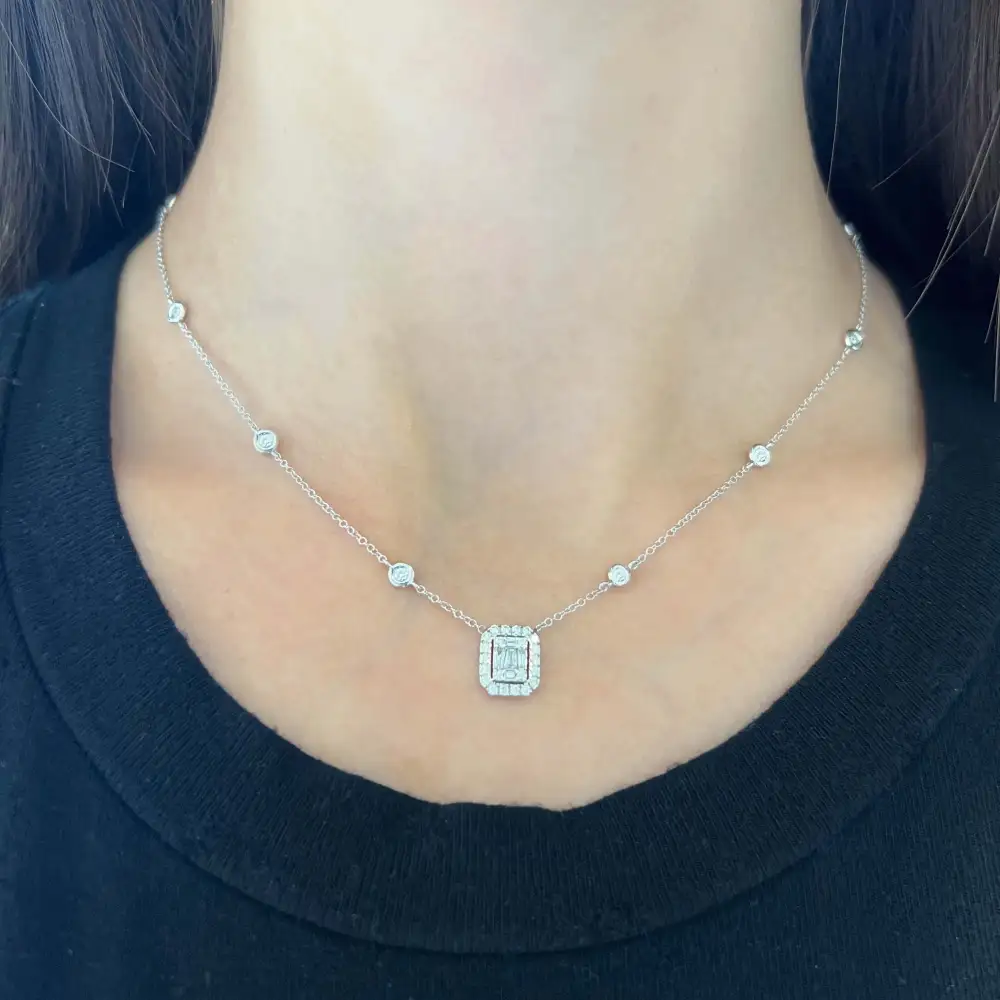 Minimal Statement Classic Diamond Necklace