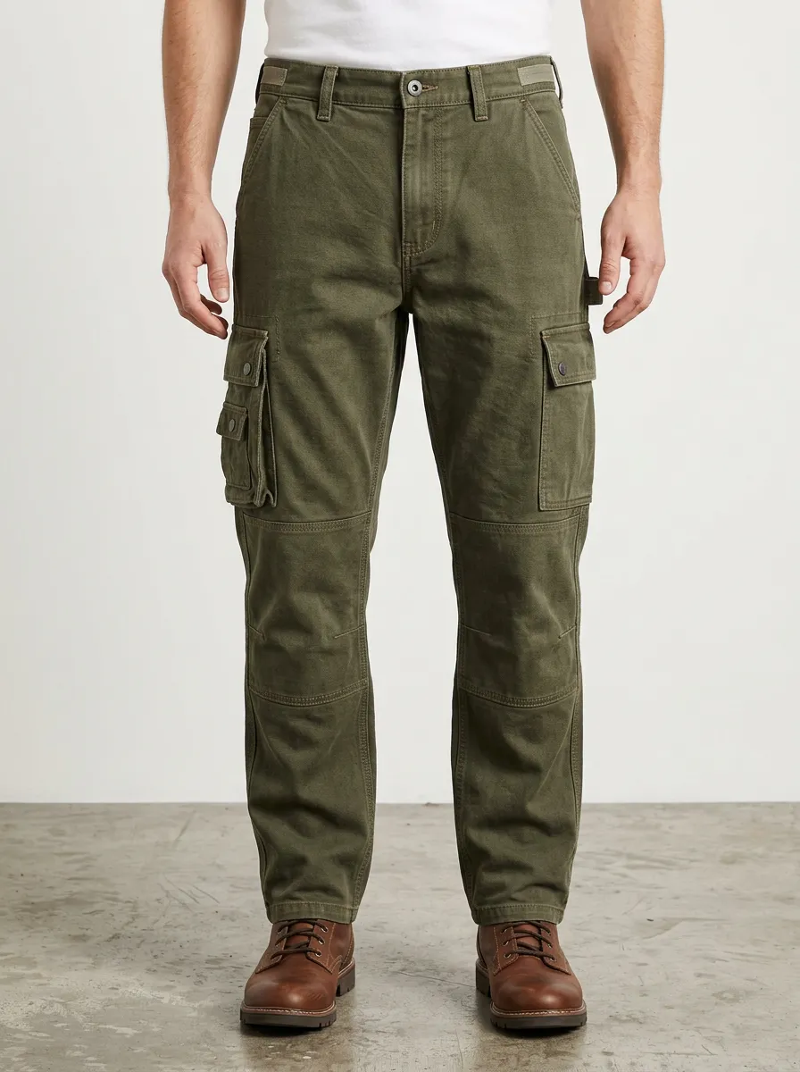 Men's Relaxed Canvas Trail Cargo Pants