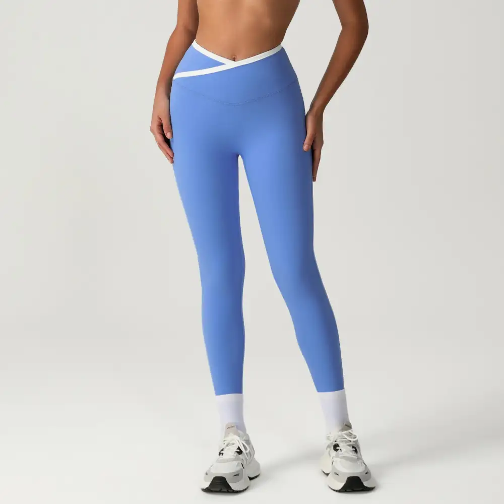 Contoured Cross Waist Leggings