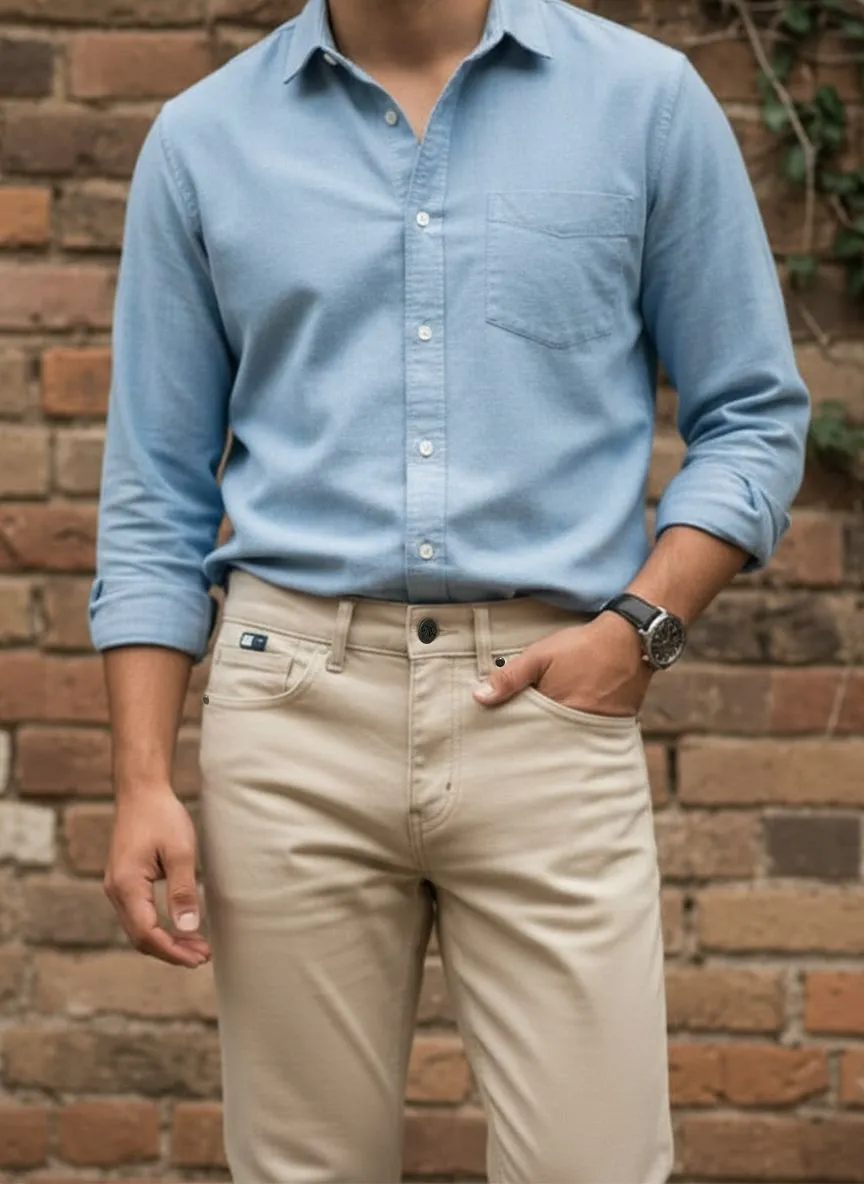 Slim-Fit Tapered Straight-Leg Jeans