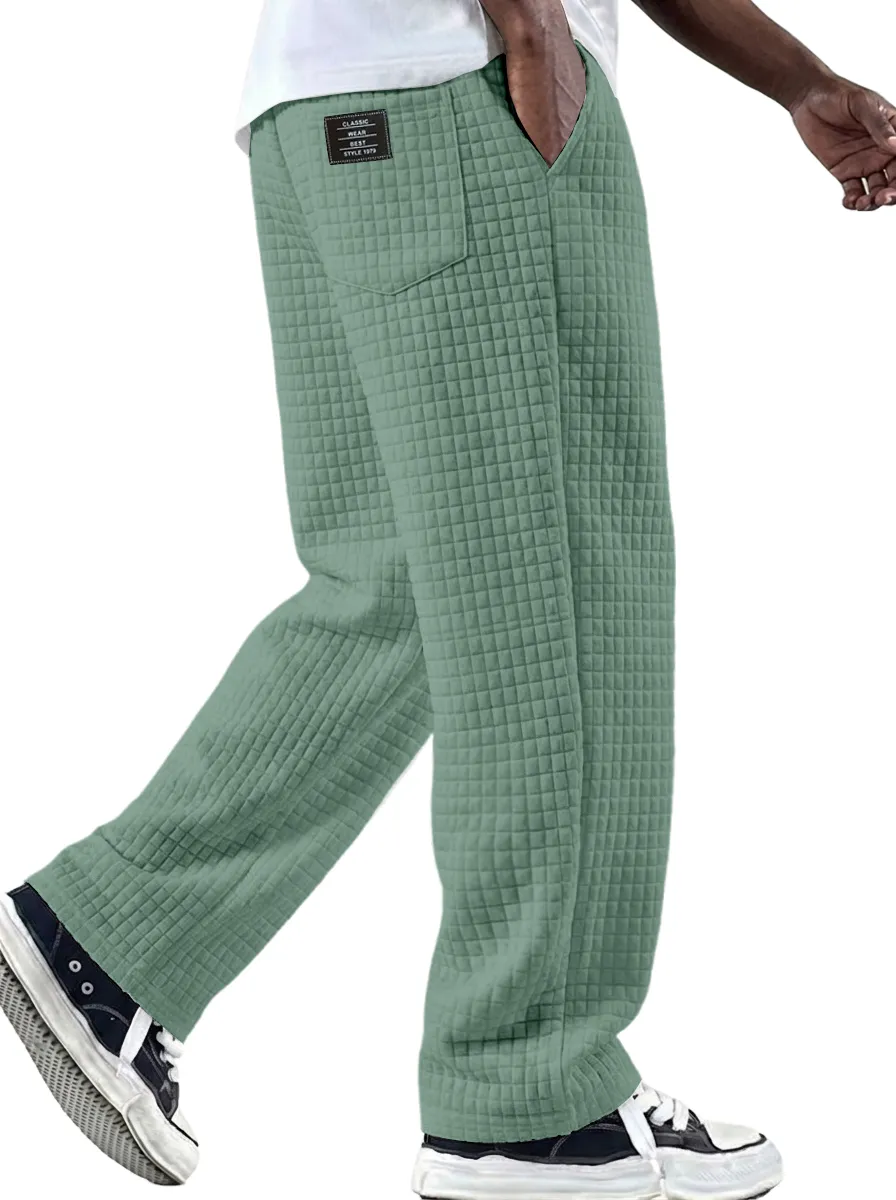 Textured Knit Utility Pocket Pants