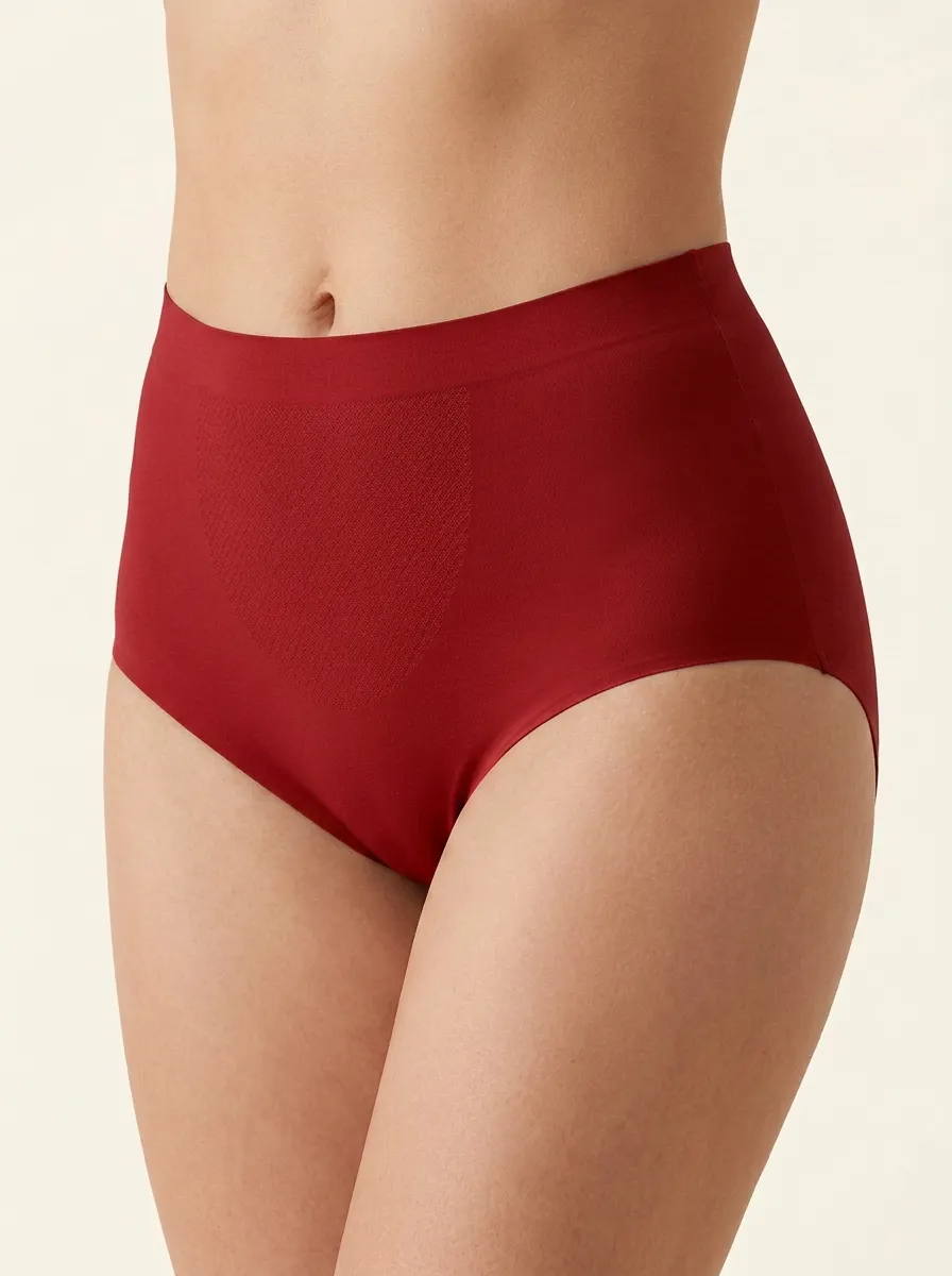 Women's Minimal-Essential High-Waisted Seamless Panties
