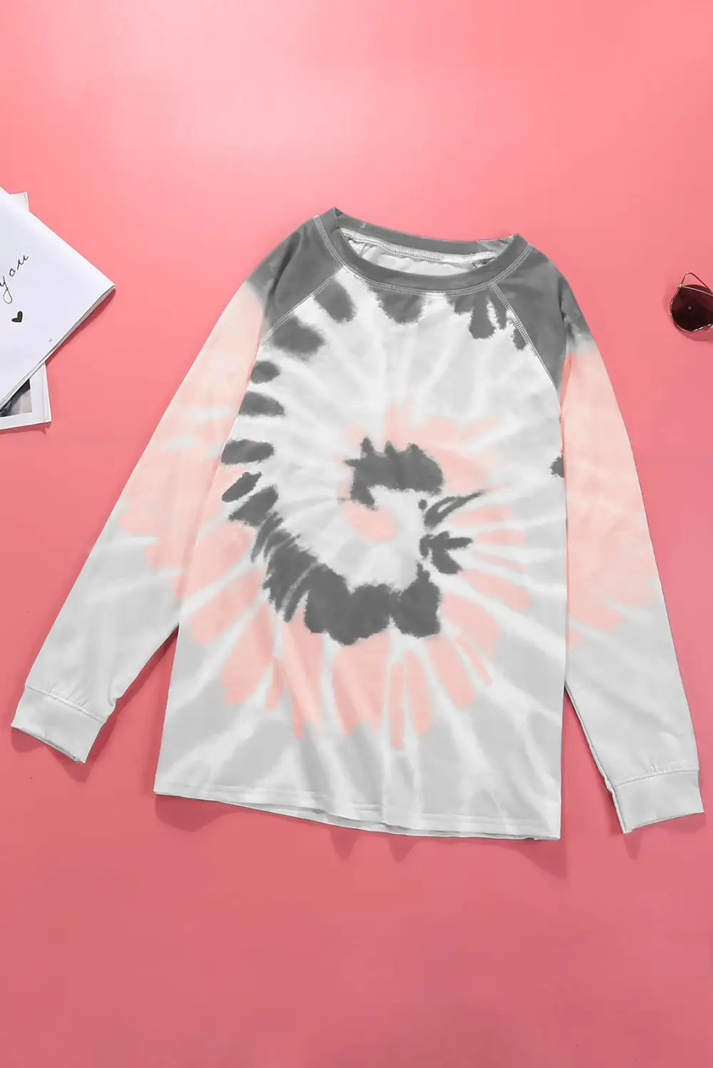 Ombre Tie Dye Loose Leisure Sweatshirt